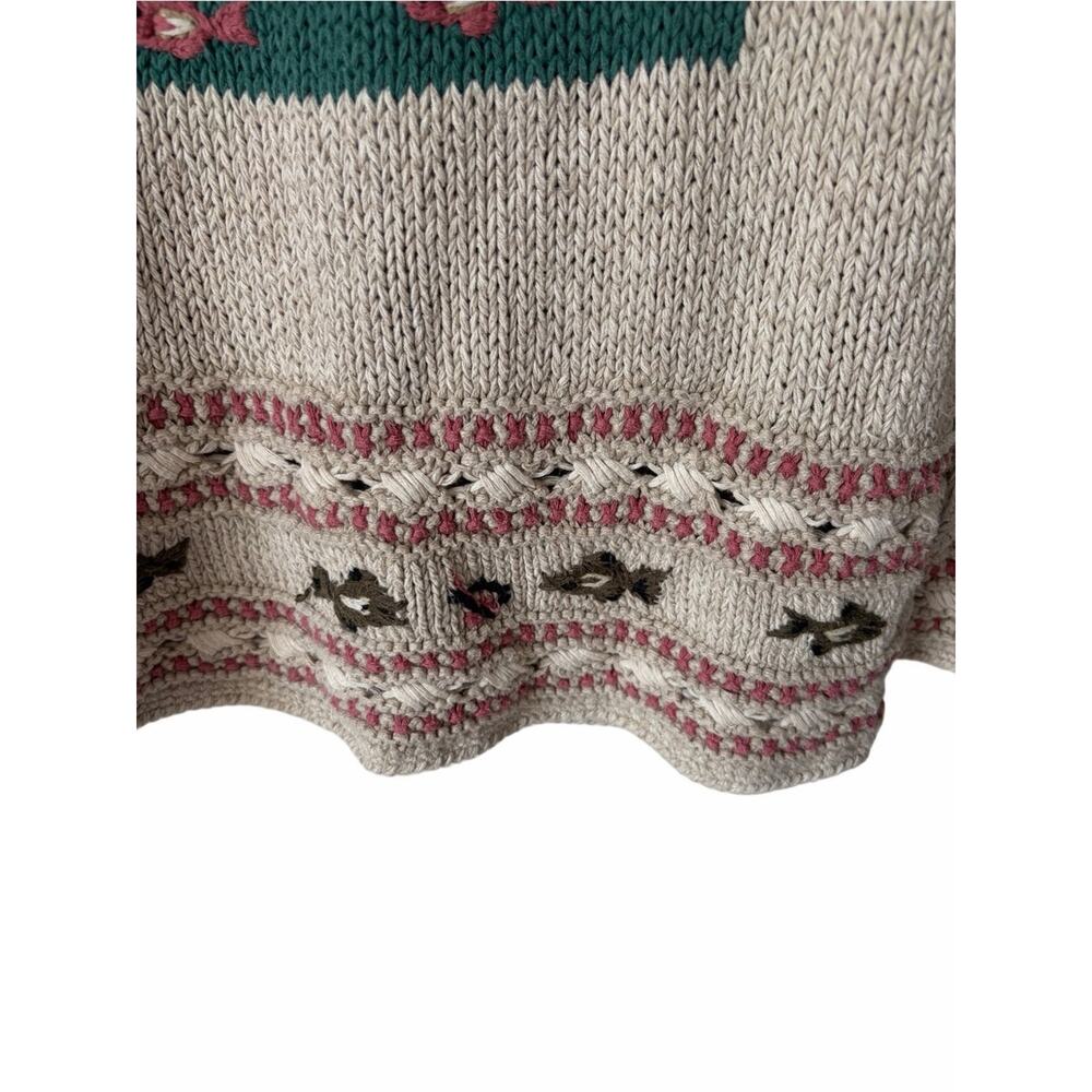 Woolrich Linen Cotton Sweater Fishing Pole Duck Long size XL - Picture 5 of 8
